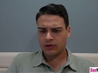 Hawt stepsister drank biggest dong and hawt sweetheart enjoyed hardcore vagina banging with stepbro