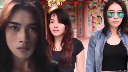 Joon Faa 2 girls BALLBUSTING sexy Asian Thai fight