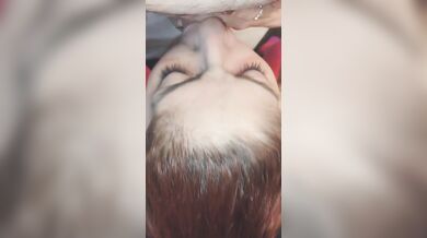 Best blowjob cum facefuck deep throat loads all over mouth