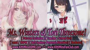 Teacher Linda Winters And Student Girlfriend Tori Tag Team You In A Hot Threesome! - NSFW 18+ XXX Erotic ASMR Audio Roleplay