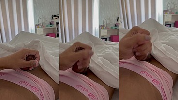 ACORDEI CEDO COM O GRELINHO DURO E TIVE DE ME RELAXAR GRAVANDO PRA VOCÊ VER TUDO