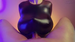 Bouncing Cherries On His Top! Latex Tittyfuck | LilyKoti