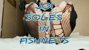 Big Feet in Fishnets JOI with Cum Countdown