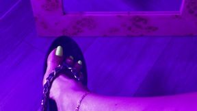 Black Light Flip Flops JOI