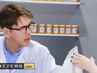 Excellent Sweetheart Kenzie Reeves With Hot A Body Bangs Her Pharmacist