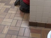 Showing off for the plumber