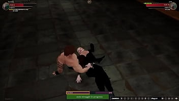 Eva Kant VS Jerle (Naked Fighter 3D)