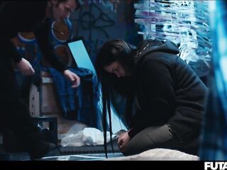 Futanari Hentai big beautiful woman Gal Possessed by Sex Demon Turns Into Concupiscent Tranny And Facefucks Cute Blond