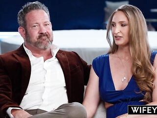 When her husband first suggested hotwifing, Brandi didn't understand the appeal. Now that she has been to daybed with other men before an audience, this pretty bride has had her eyes opened.