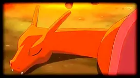 Horny Charizard Fucks Dragonite To The Beat Of Intense Anime Music