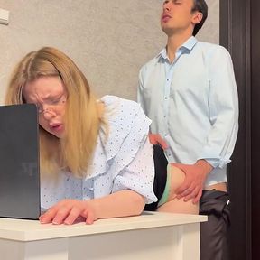 Shy Assistant Wedgie Bully Humping Session