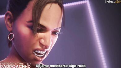 Ada Wong takes a huge cock in her tight pussy Spanish subtitles