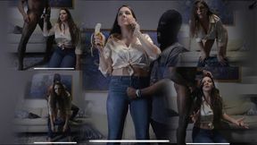 Bithcy milf Sadie Holmes Frozen and Fucked