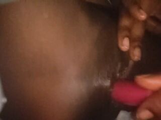 Black snatch play taut ebony snatch