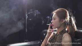 Intense Asian Smoking Session with Thick Smoke Rings and Flavor Pops — DI1 4K