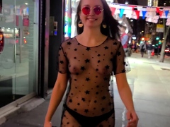 Big ass amateur blonde fucking POV in public