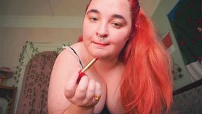 BBW Maid Dance and Paints Lips