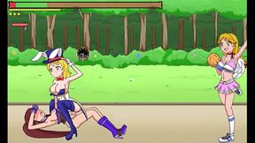 Ninja in hentai ryona sex with cute women in new erotic game video