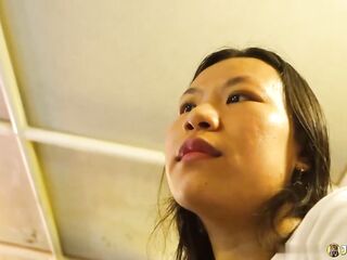 Johntronx - Amateur Oriental with a Soaked Booty Gets Pounded in POV Style