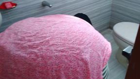 Indian Sexy Stepmother in Law Fucked by Stepson-in-law While She Is Washing Clothes in the Bathroom