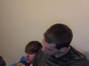 3 cute twinks wank and suck each other on cam