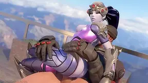 D.Va Widowmakers Forbidden Lust Ignites in Merciless Overwatch Encounter
