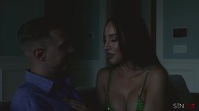 Alex and MILF Melissa Stratton's hot threesome with a realistic sex doll