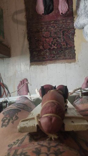 Unholy Crucifix Ballbusting