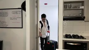 Stepmom gets a surprise fuck in the ass before dad arrives