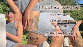 Trans Hairy Master control you - Feet Worship