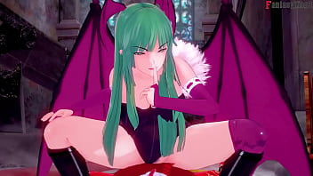 Busty Morrigan transports us to a 3D world for hardcore fucking