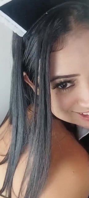 Jumping on a very wet dildo