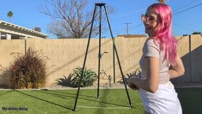 Daisy in the Wedgie Crank