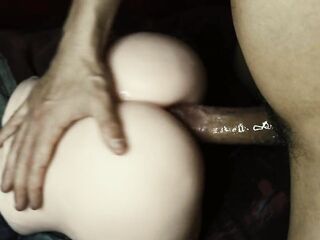 Groaning climax in a unfathomable elastic booty!