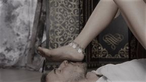 Stella Wrapped Him In A Net And Use His Tongue For Her Dirty Feet - Part 1 - 4K