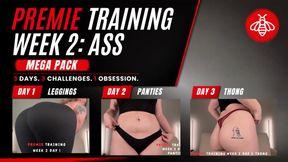 PREMIE TRAINING WEEK 2 ALL - Premature Ejaculation JOI by Sadistichoneyb/Miss Honey with Legging, Panty & Ass Fetish