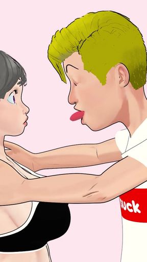 Stepbrother Ethan's Good Morning Kiss   Clip 1