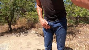 Getting my jeans completely soaked with piss on a hike