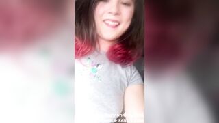 Trans Cutie Eats Her Cum