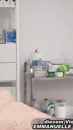 Thrilling moment from &quot;Ugly fat guy patient get blowjob from german female doctor&quot;