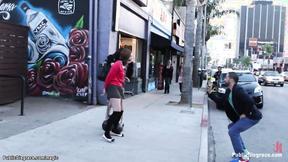 ”Babe cummed in public restroom”