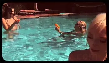 Wild Poolside Adventure with Horny College Cuties