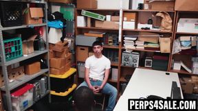 Young thief punished with interracial officer dick