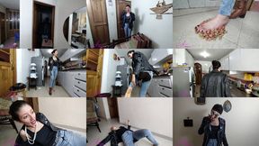 Evil Woman vs Mischievous Boy Boobytraps House Chaos