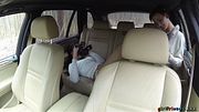 Small tits teen tempts friend in her car - Girlfriends XXX