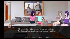 Sexy French Milf Twerks Seductively For Giant Cock In Busty Anime Game