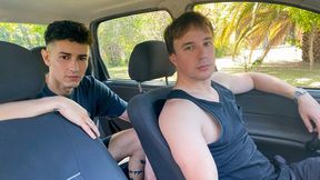 two Uber-Sexy Latino Twunk Lovelies Have a Public Poke in the Cruising Park ~ My Homo Taxi Driver