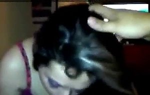 Tiny teen taking his fat cock