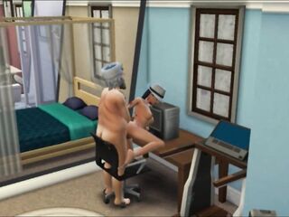 Sex with Santa after the disco. bangs a student - whims sims 4