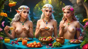 Beautiful Elf Girls in Party 4